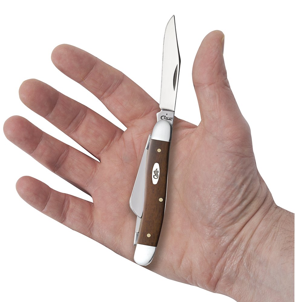 Case WR XX Pocket Knife Chestnut Smooth Bone Medium Stockman Item #28701 - (6318 SS) - Length Closed: 3 5/8 Inches
