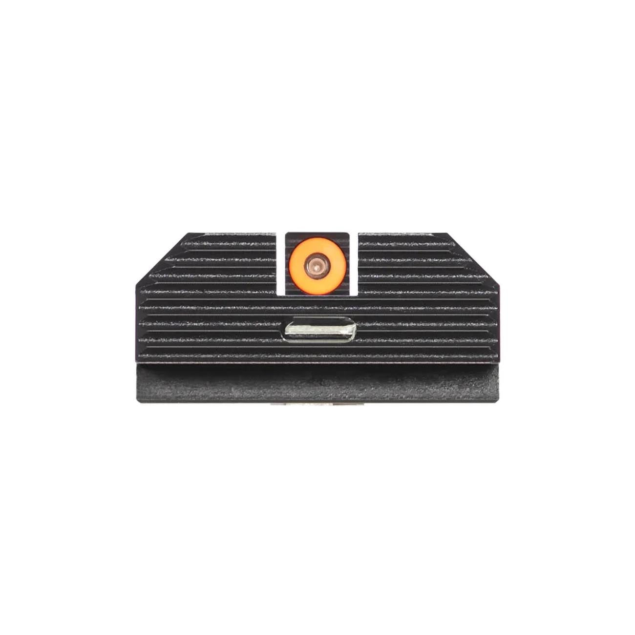 Night Fision Costa Ludus Night Sight Set Compatible with Glock 42/43/43x/43XMOS - Orange Front Ring, Rear Sight with Horizontal Tritium Bar