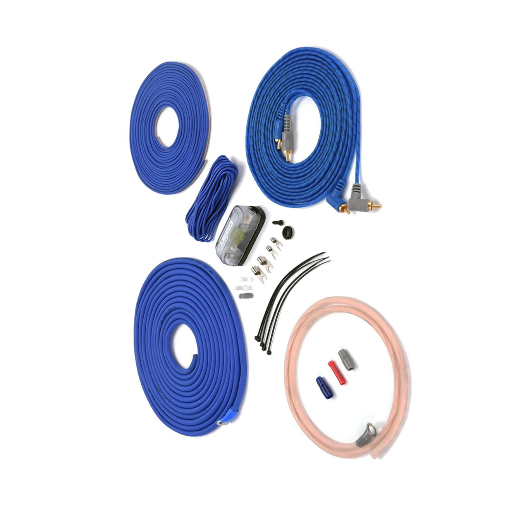 Orion Cobalt COKIT8 Complete Amp Wiring Kit | 8-Gauge Wire, 1200W, High Current Amplifier Wiring Kit, DIY Installation Cables, Includes Fuse Holder, Speaker Wire, RCA Cable