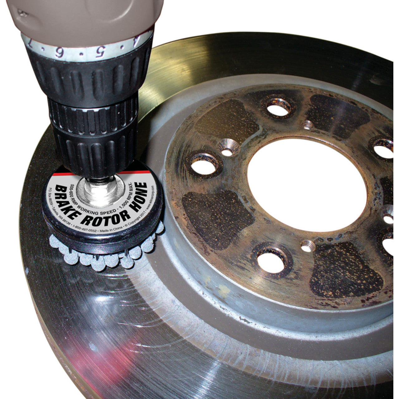 Performance Tool W80629 2-1/2-Inch Brake Rotor Hone 120 Grit Flexible Ball Stones, 1 Pack