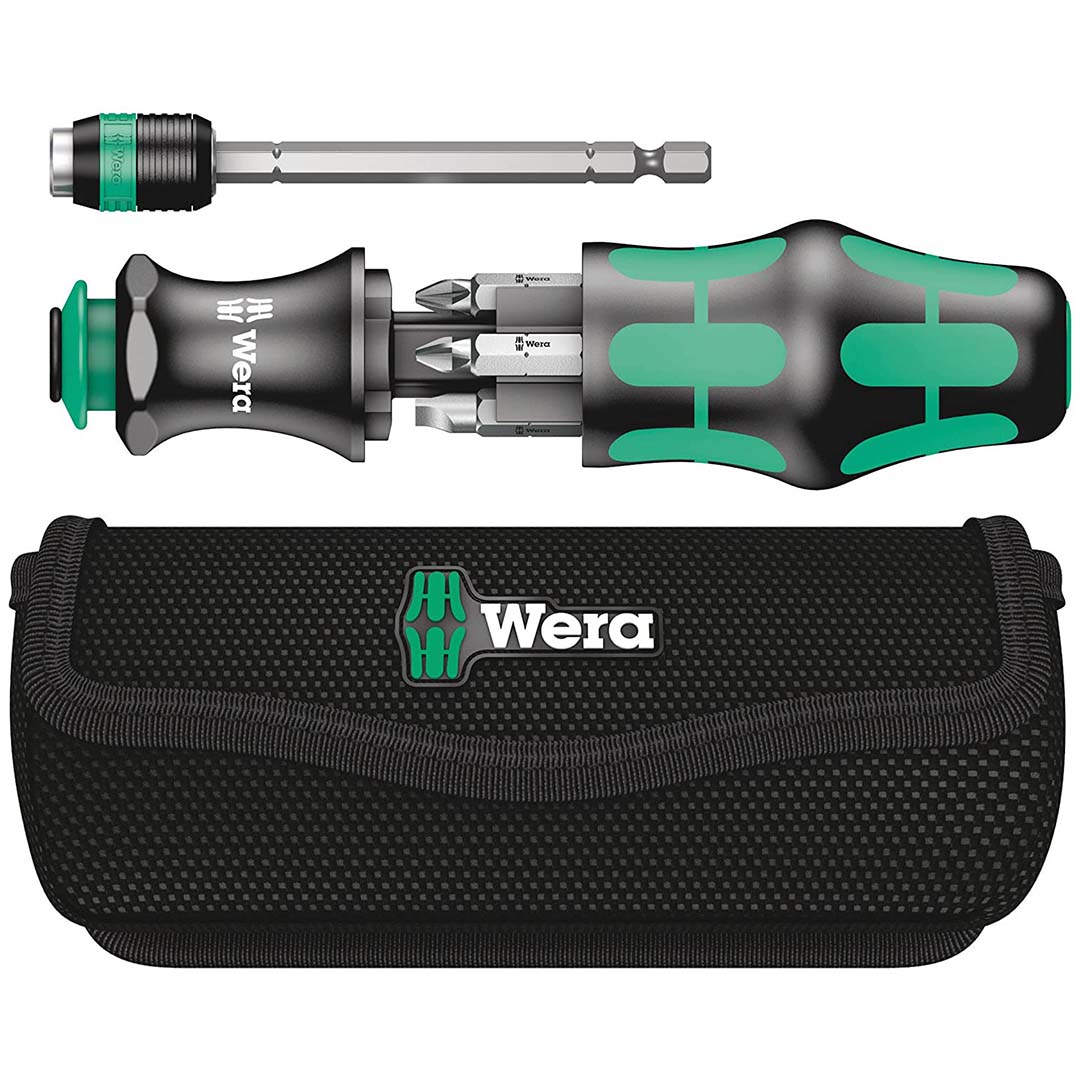 Wera - 5051021001 Kraftform Kompact 20 7-In-1 Bitholding Screwdriver with Removable Bayonet Blade (SL/PH/PZ)