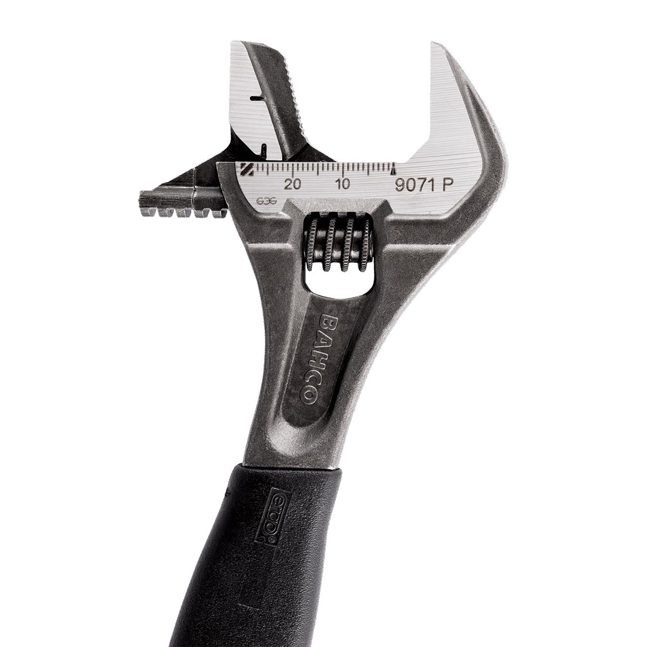 Bahco BAH9073RPUS 12″ ERGO™ Central Nut Adjustable Wrench – Rubber Handle, Reversible Jaw