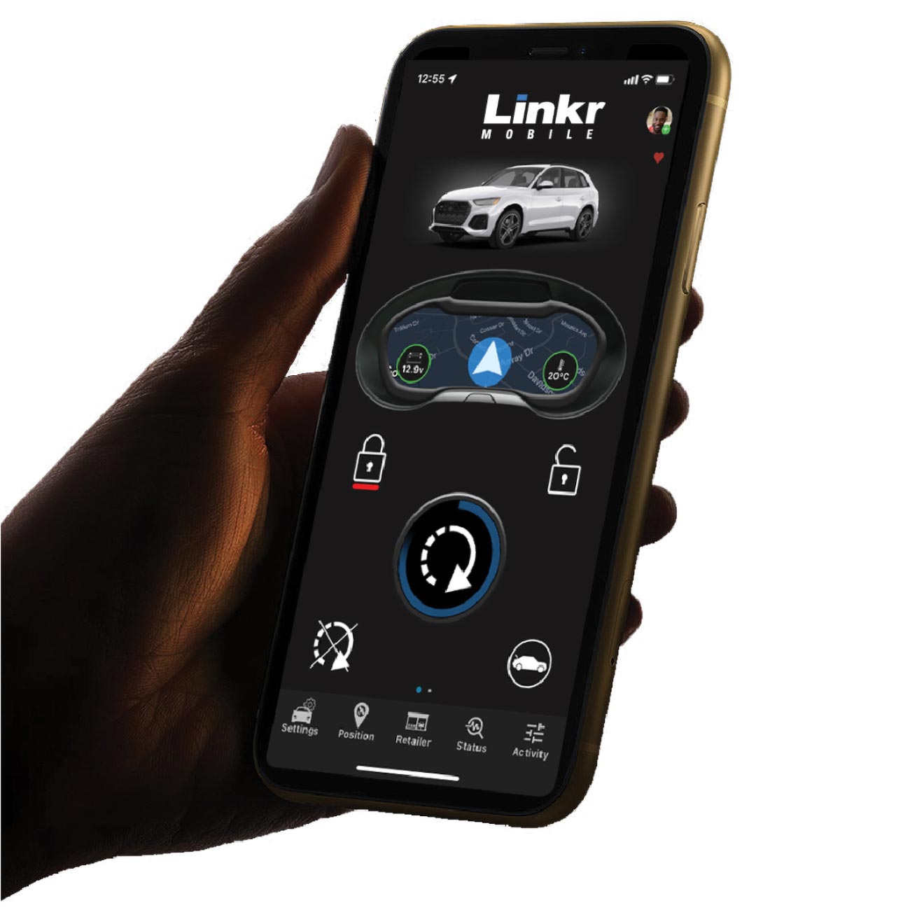 Omega LINKR-LT3 Unlimited Range Mobile Interface Smartphone Control for Vehicles