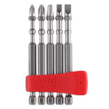 VESSEL IMAPCT BALL Torsion Bit with Mag Charge Holder 5PC. Set (+1, +2, +3, #4(3/16"), #6(1/4")) IBMG90K001 Made in Japan by VESSEL