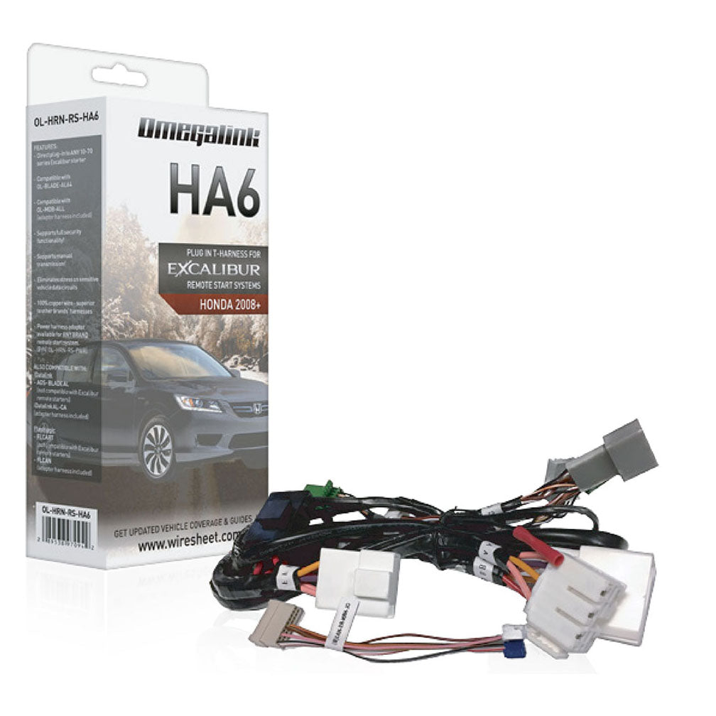 Omegalink OLHRNRSHA6 Plug & Play Harness Covers Fits Select Honda/Acura 2013 +