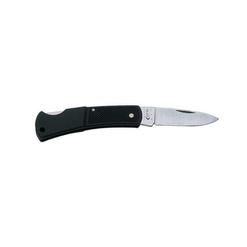 Case WR XX Pocket Knife Caliber Small Lockback Item #156 - (Lt 1225 L SS) - Length Closed: 3 Inches