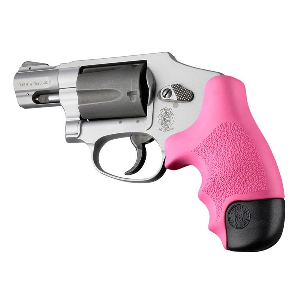 Hogue Rubber Grips (Fits: Smith & Wesson Centennial, Bodyguard), Pink
