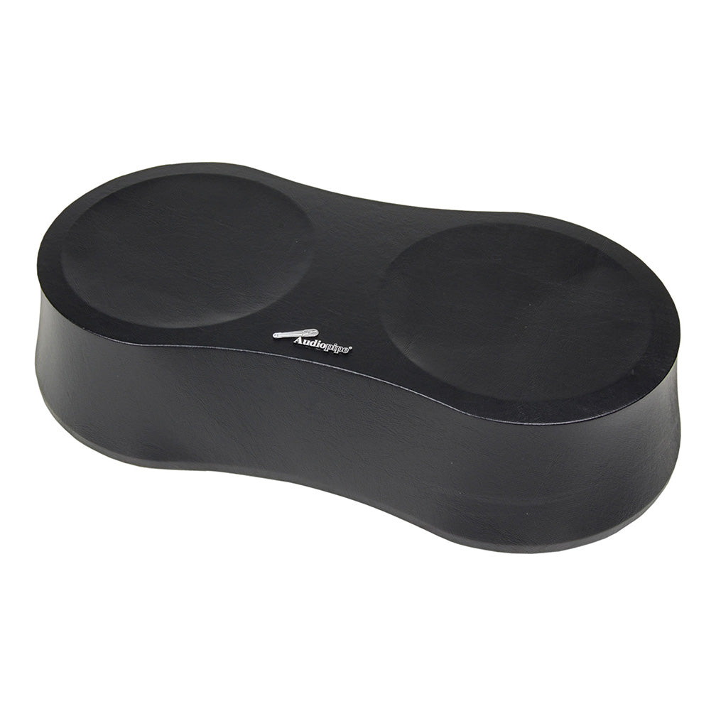 Audiopipe ISPODWD260BLK Dual 6″ Speaker Pod – Black Vinyl Cover, Each, Car Audio Mounting Enclosure
