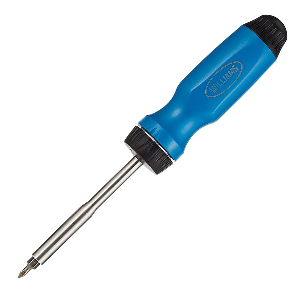 Williams JHWWRS-1 Magnetic Multi-bit Ratcheting Screwdriver, 9-Inch