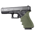 Hogue HandAll Beavertail Rubber Grip Sleeve for Glock 17, 18, 20, 21, 22, 24, 31, 34, 35, 37, 40, 41 (Gen 3 & 4), OD Green - 17031