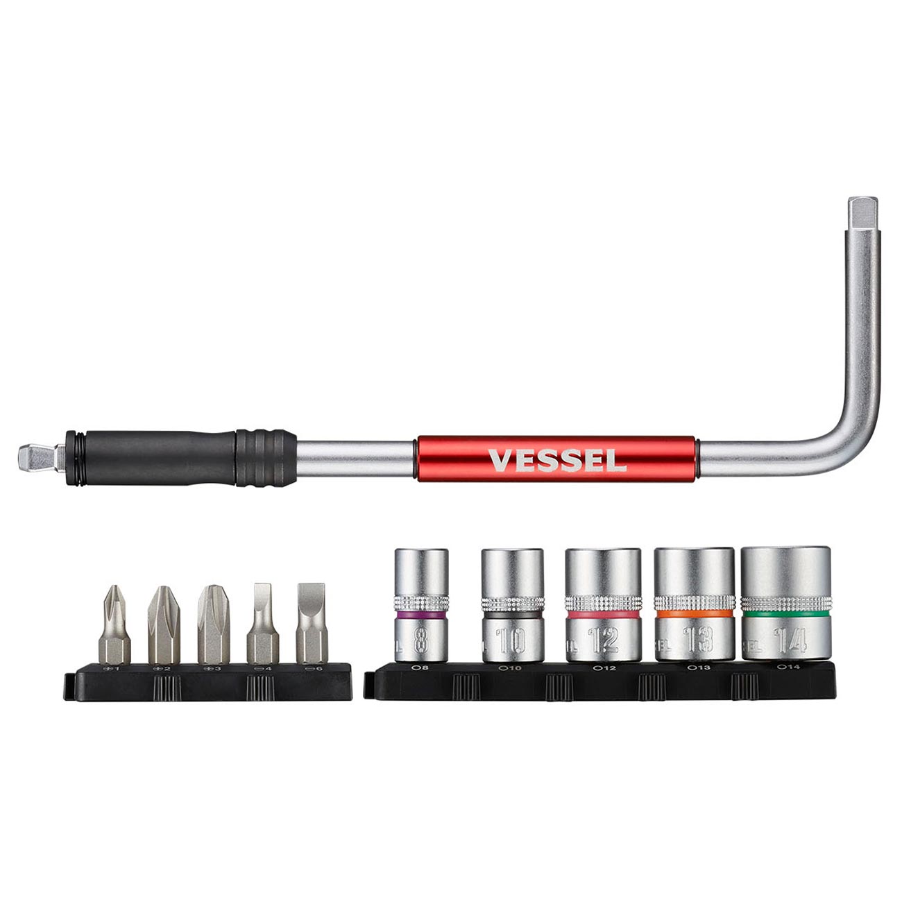 VESSEL (USA Official) 2 Way-Speed L-Handle, 11PC. Set No.SLH21U