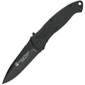 Smith & Wesson Large S.W.A.T. SWATLB 8.5in S.S. Assisted Opening Knife with 3.7in Drop Point Blade and Aluminum Handle for Tactical, Survival and EDC