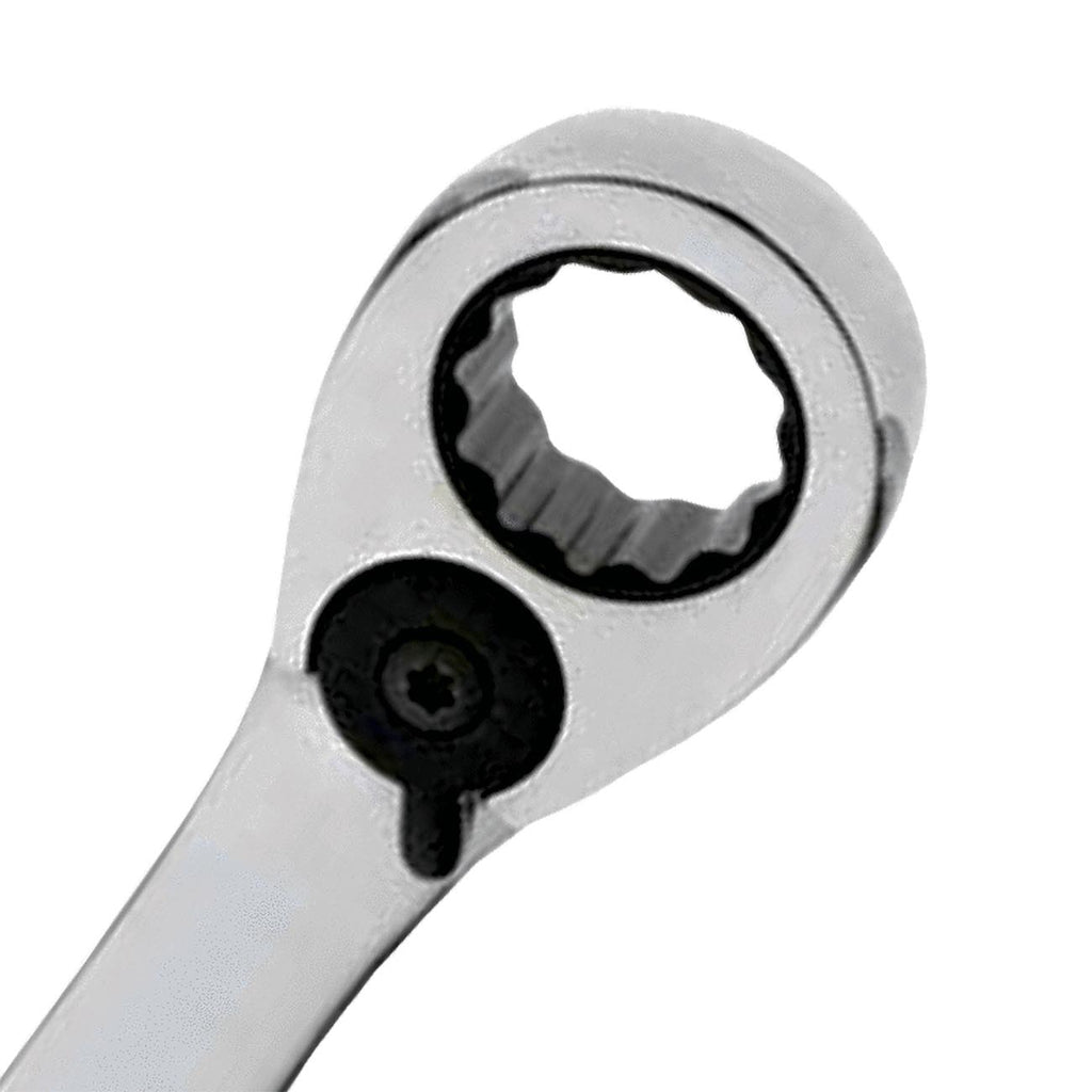 Williams 1210MRCS 10mm Stubby Reversible Ratcheting Comb Wrench, 12 Point
