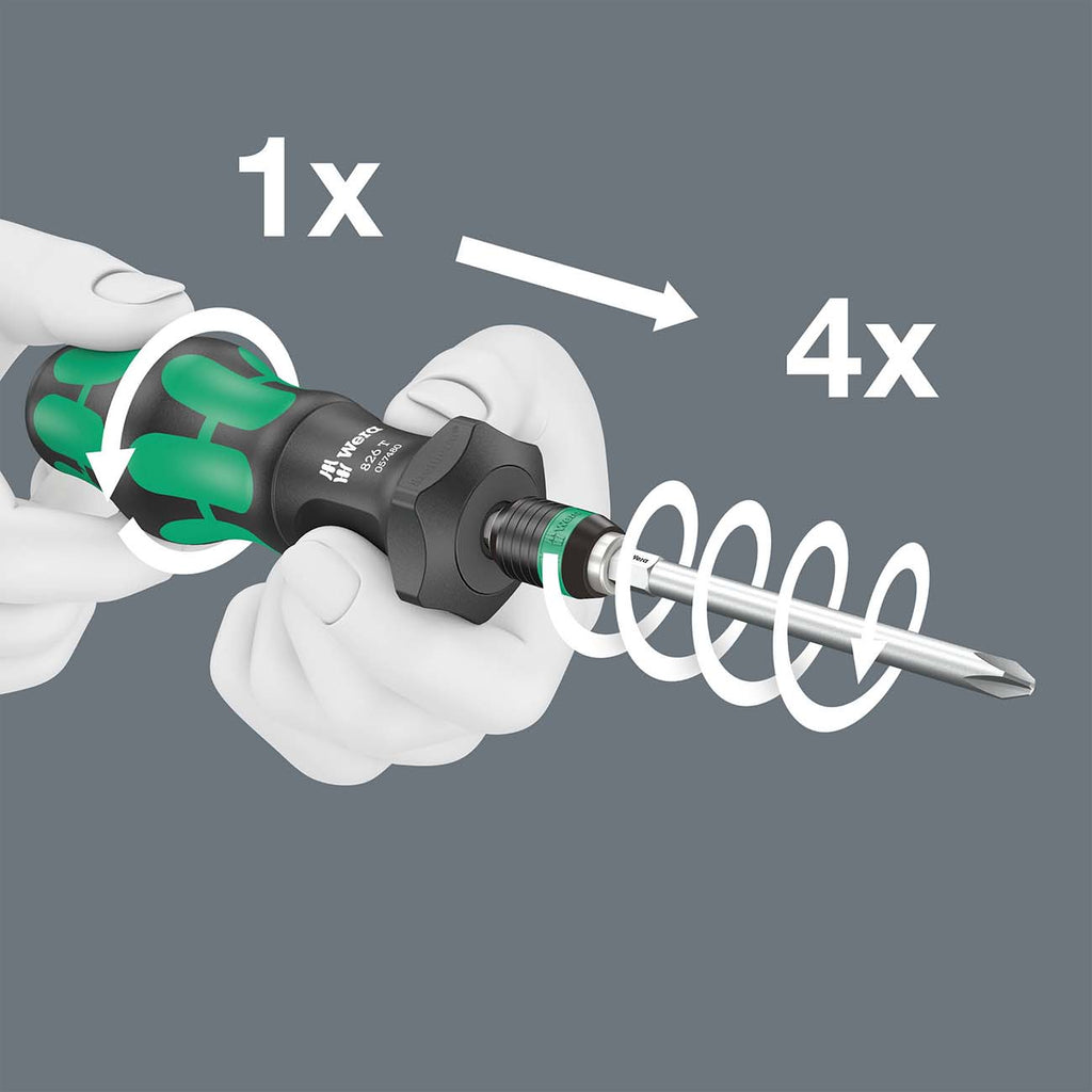 Wera 05057482001 Kraftform Kompakt Turbo 1, 19 pieces
