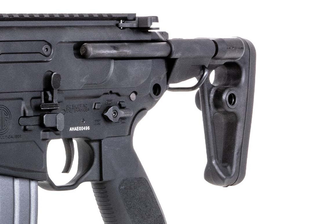 Sig Sauer Hunting Firearm ProForce AEG 6mm Airsoft Rifle, 11.1 V LIPO, 120 rd Mag-a-zine, CNC Machined, Hunting Firearm Handguard, 3-Position Stock (AIR-PF-MCXAEG)