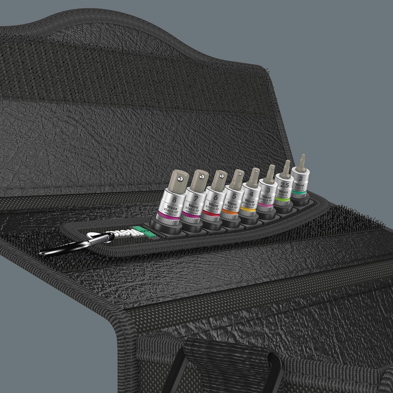 Belt B 2 bit sock with 3/8" drv holding function