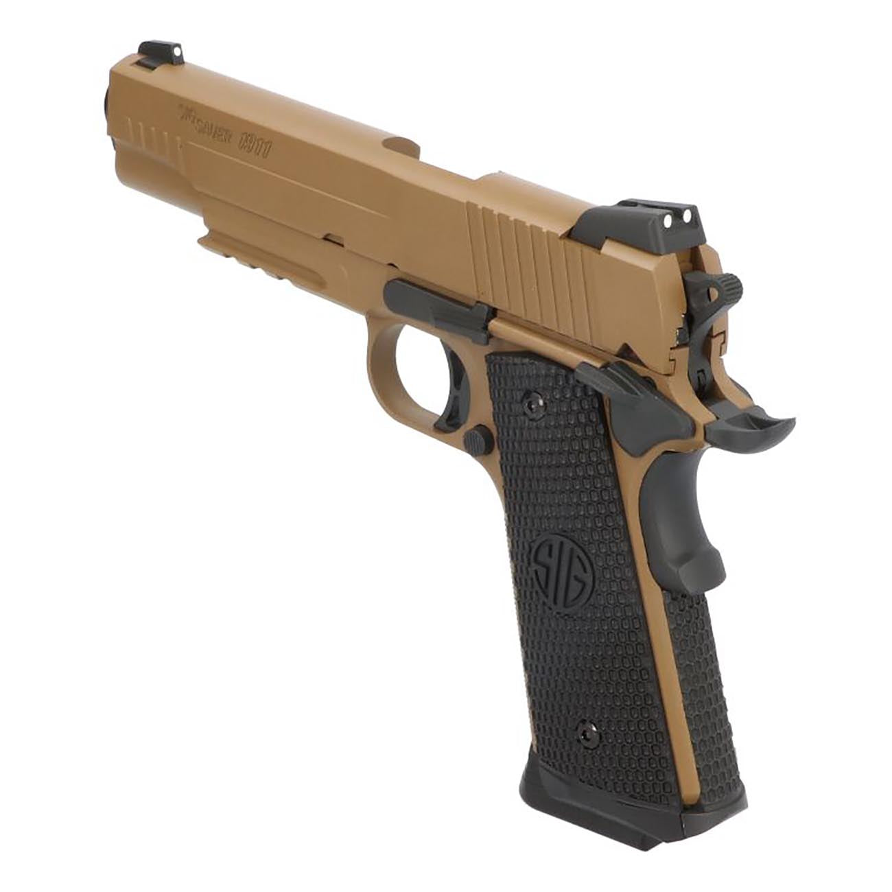 Sig Sauer 1911 Emperor Scorpion CO2-Powered 4.5mm Steel BB Caliber Semi-Auto Air Pistol with 17rd BB Mag - CO2 Cartridges Not Included