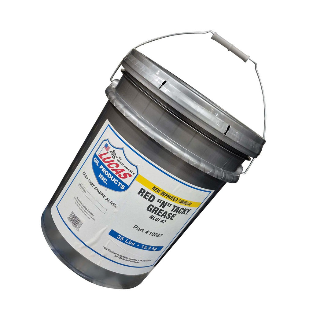 Lucas Oil 10027-Pk1 Red 'N' Tacky Grease 35 Lb