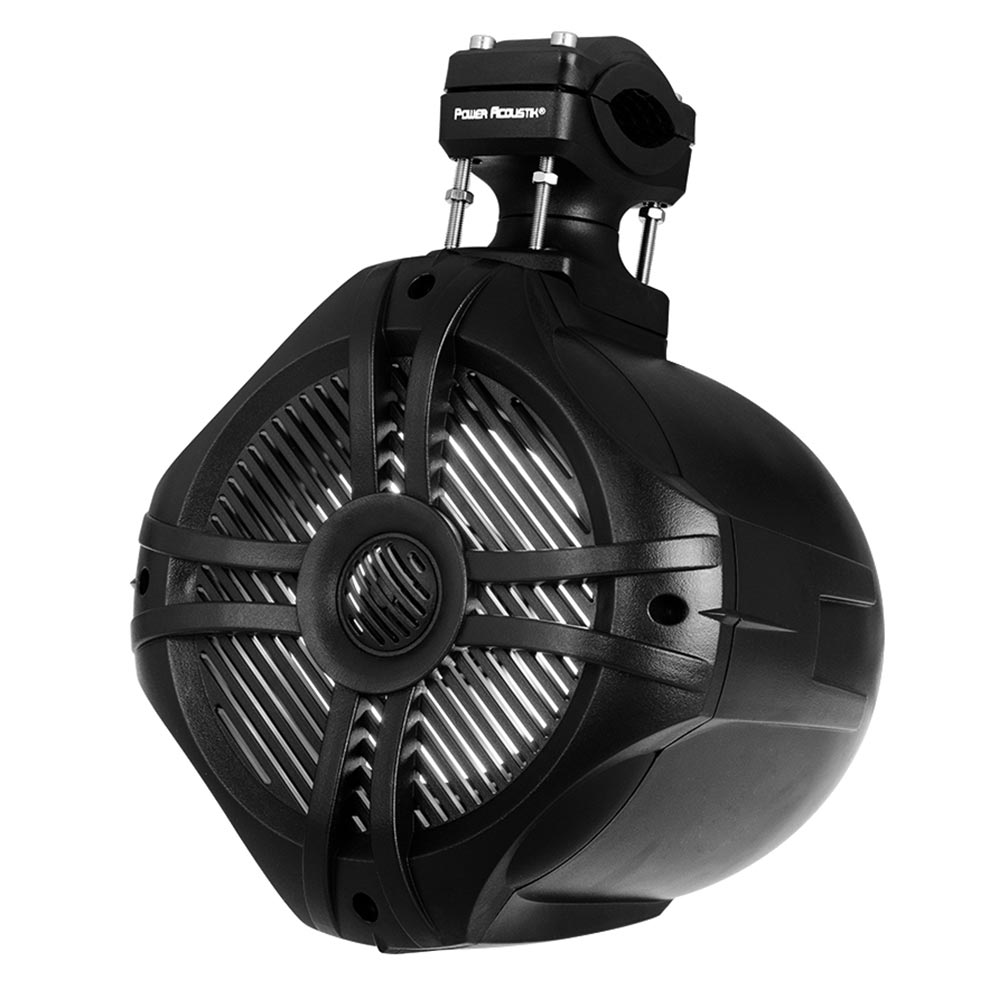 MWT-80BL Power Accoustik LED 6.5" 600W Marine Boat Wake Tower Speakers