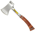 ESTWING Sportsman's Axe - 12" Camping Hatchet with Forged Steel Construction & Genuine Leather Grip - E14A