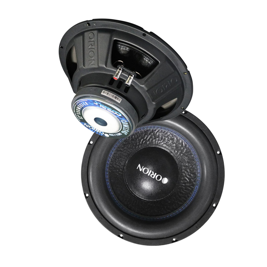 ORION CBW124S Cobalt Series 12” Car Subwoofer, 1600W Max Power, 400W RMS, Single 4 Ohm, 2” OFC Voice Coil, UV Coated Cone, Foam Surround – Reliable Subwoofer for Car Audio Systems & Sub Boxes