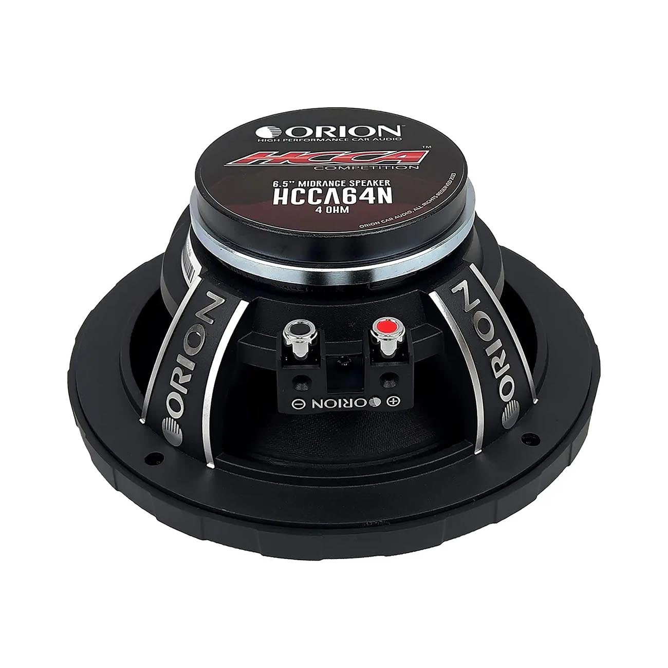 ORION HCCA64N HCCA Series 6.5” Ultra Efficient Neodymium Midrange Loudspeaker, 1400W Max Power, 350W RMS, 4 Ohm, 1.5” Voice Coil - High Output Pro Car Audio Stereo, Premium Quality Speaker (Pair)