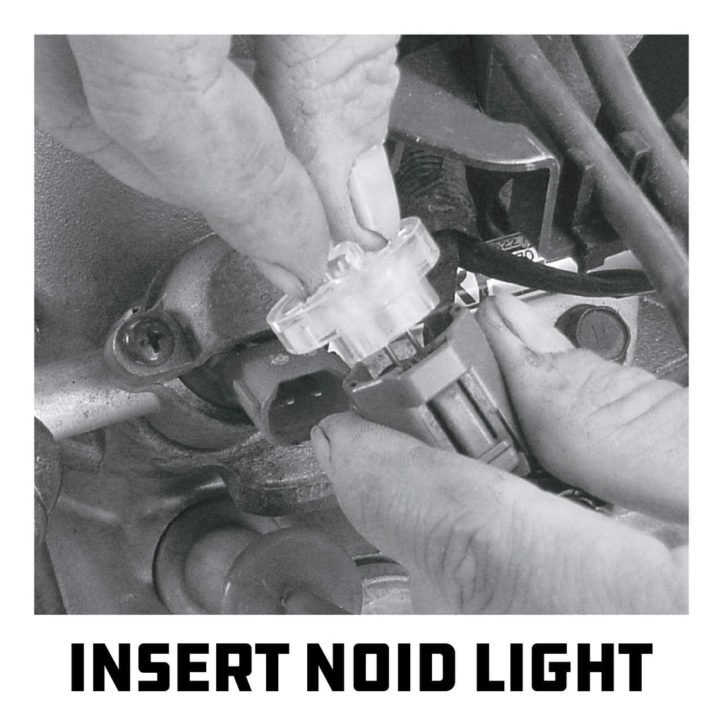 Powerbuilt Deluxe Fuel Injection Test Noid Light Tool Set, Kit Tests Vehicle Electronic Fuel Injectors and Idle Air Control Valves - 648745,Black