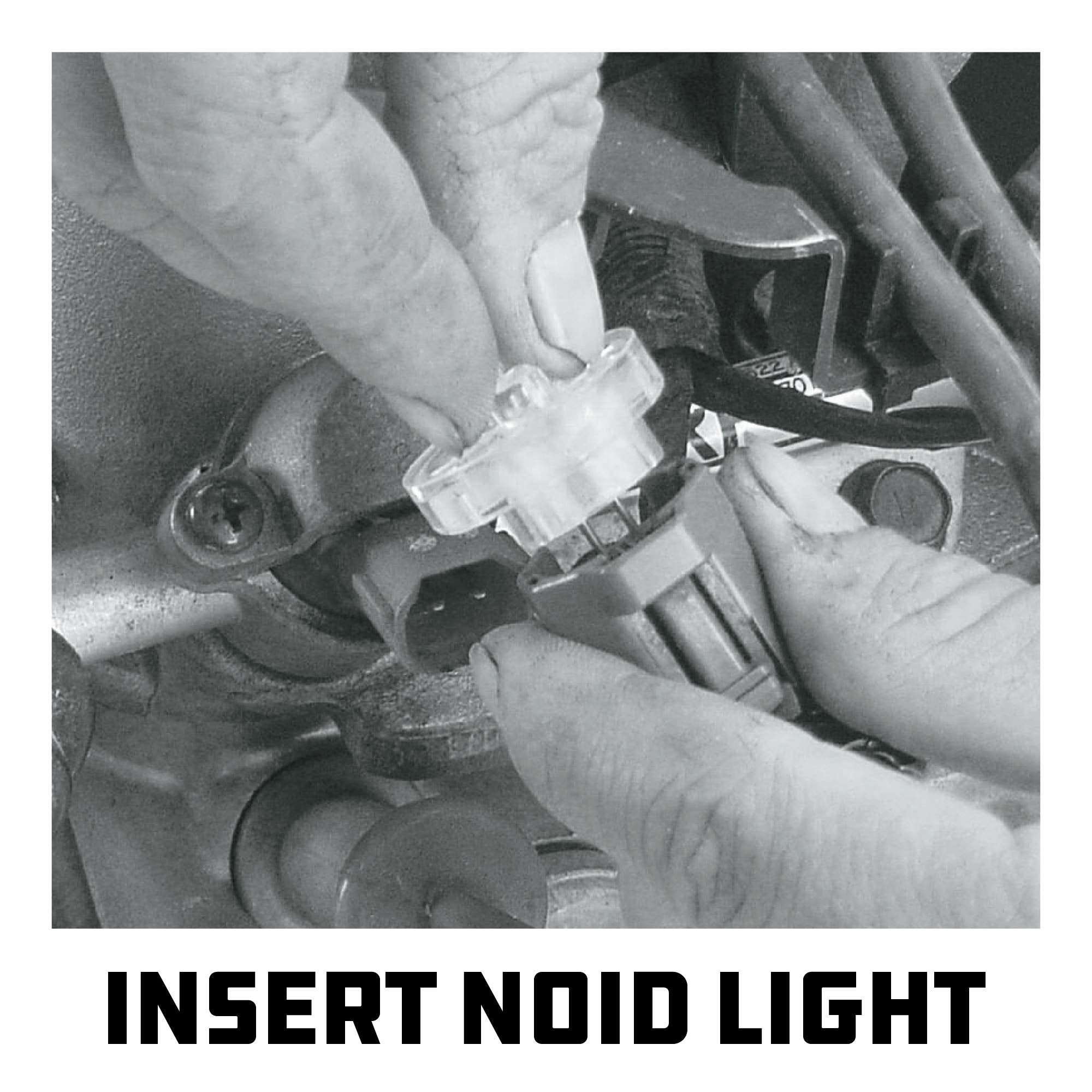 Powerbuilt Deluxe Fuel Injection Test Noid Light Tool Set, Kit Tests Vehicle Electronic Fuel Injectors and Idle Air Control Valves - 648745,Black