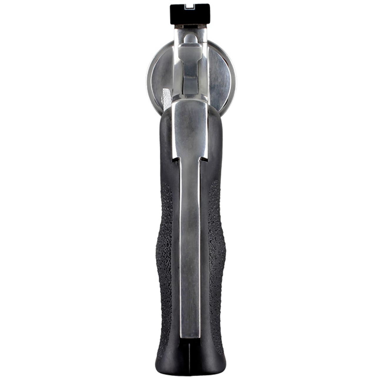 Hogue OverMolded Rubber Grip for Taurus Medium & Large Frame, Square Butt Revolvers, Black - 66000