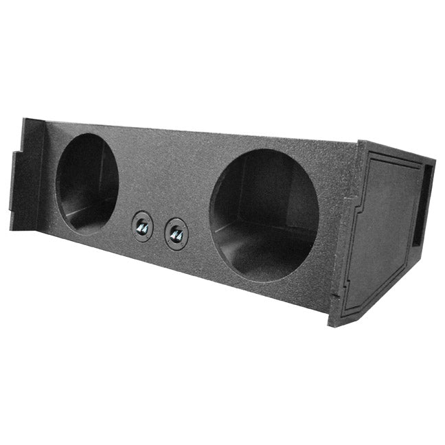 Q Power 2 Hole 12 Inch Car Audio Vented Subwoofer Enclosure for Third Row of SUV