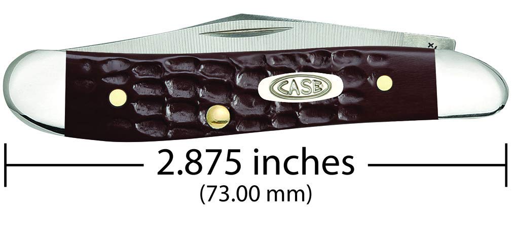 Case Working Peanut Brown Stainless Steel 2.88 in. Pocket Knife