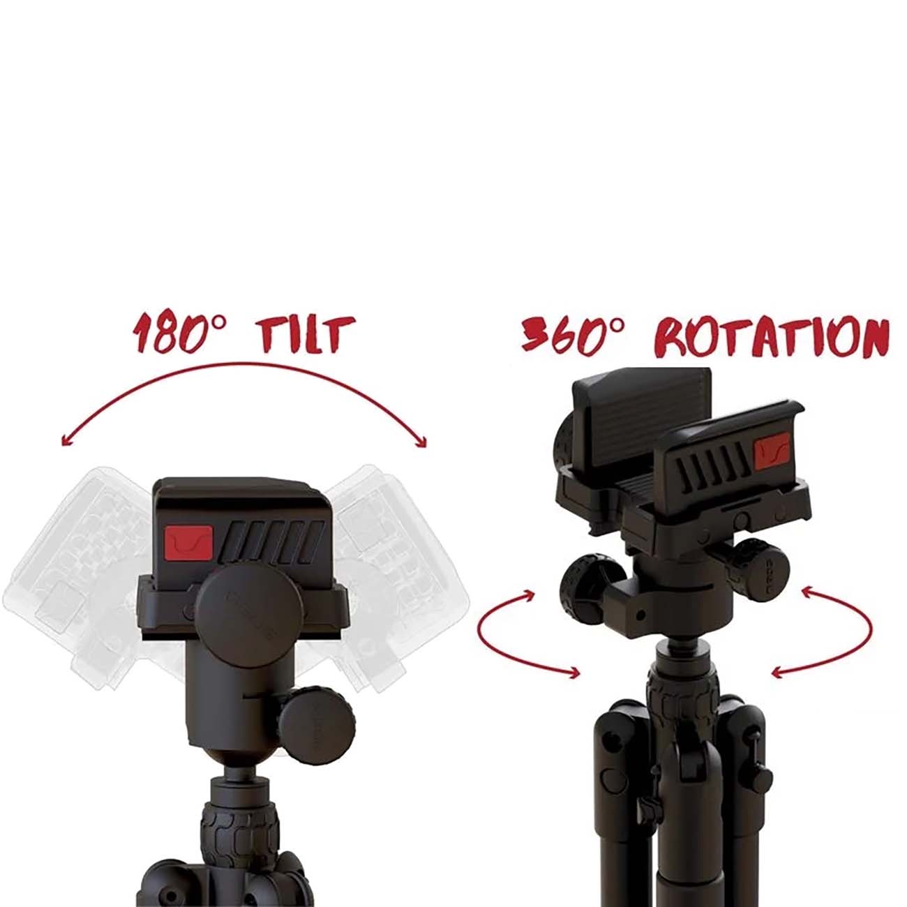 BOG DeathGrip Sherpa Carbon Fiber Tripod with Heavy Duty Construction, 360 Degree Ball Head, Quick-Release Arca-Swiss Mount System, and Optics Plate for Hunting, Shooting, Glassing, and Outdoors