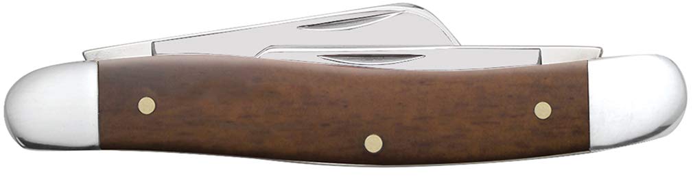 Case WR XX Pocket Knife Chestnut Smooth Bone Medium Stockman Item #28701 - (6318 SS) - Length Closed: 3 5/8 Inches