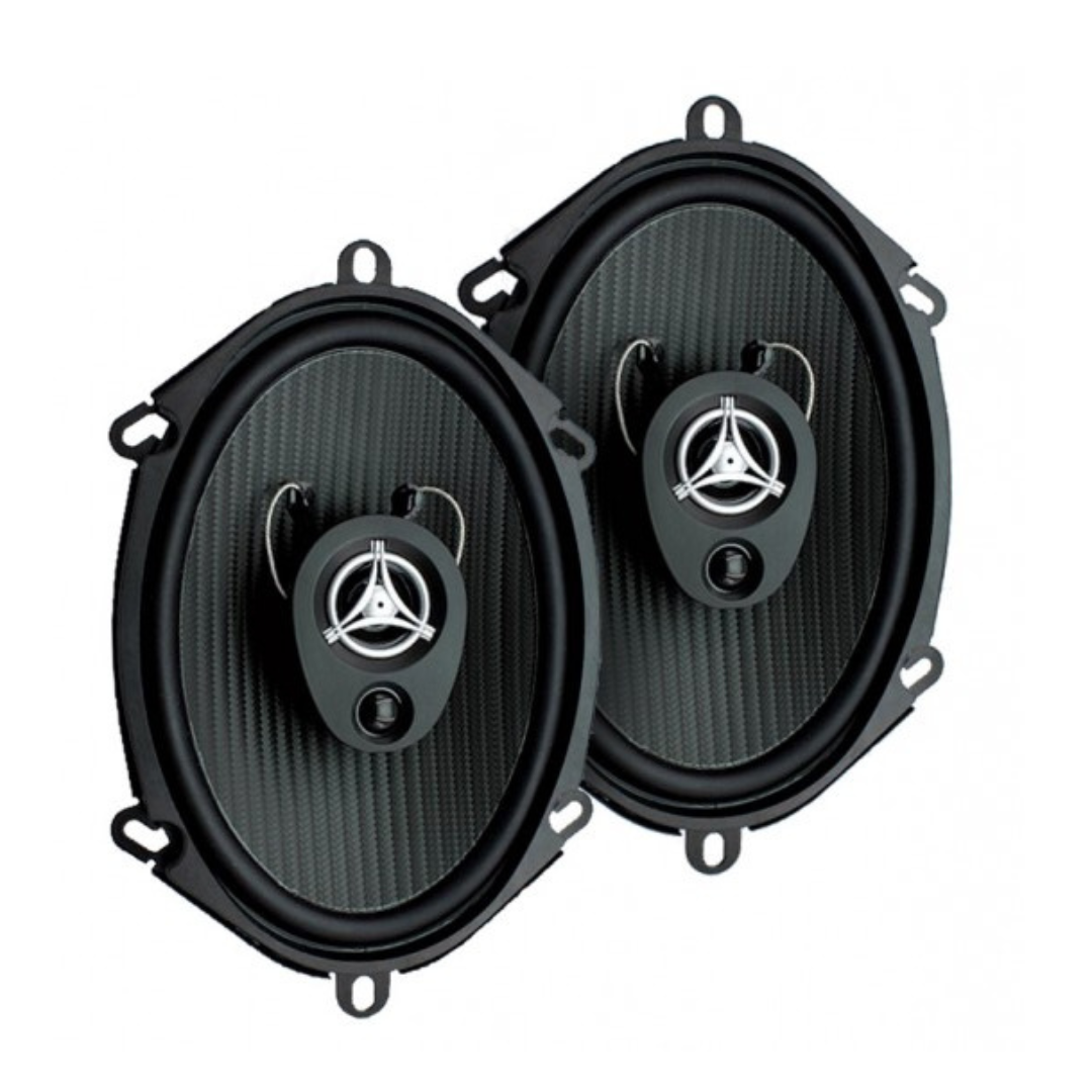 Power Acoustik EF-573 5"x7" 3-Way Coaxial Speaker 200W