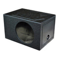 Q Power Single 12" Vented Ported Car Subwoofer Sub Box Enclosure, QBOMB12VL - Single Cab Bass Woofer Speaker Box System for Vehicle or Truck Audio