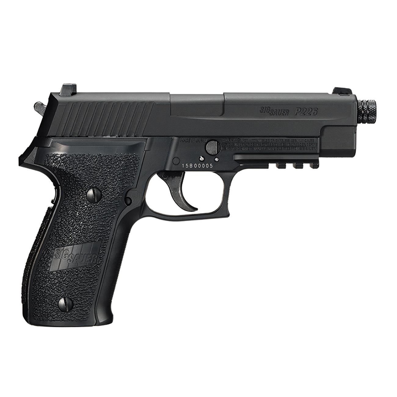 SIG SAUER P226 MK-25 CO2-Powered .177 Cal Semi-Auto Black Airgun Pellet Pistol with 16rd 8x2 Rotary Magazine