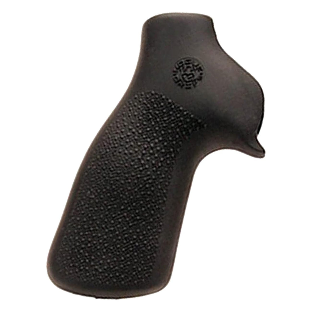 Hogue OverMolded Rubber Monogrip for Ruger GP100 & Super Redhawk Revolvers, No Finger Grooves, Black - 80010