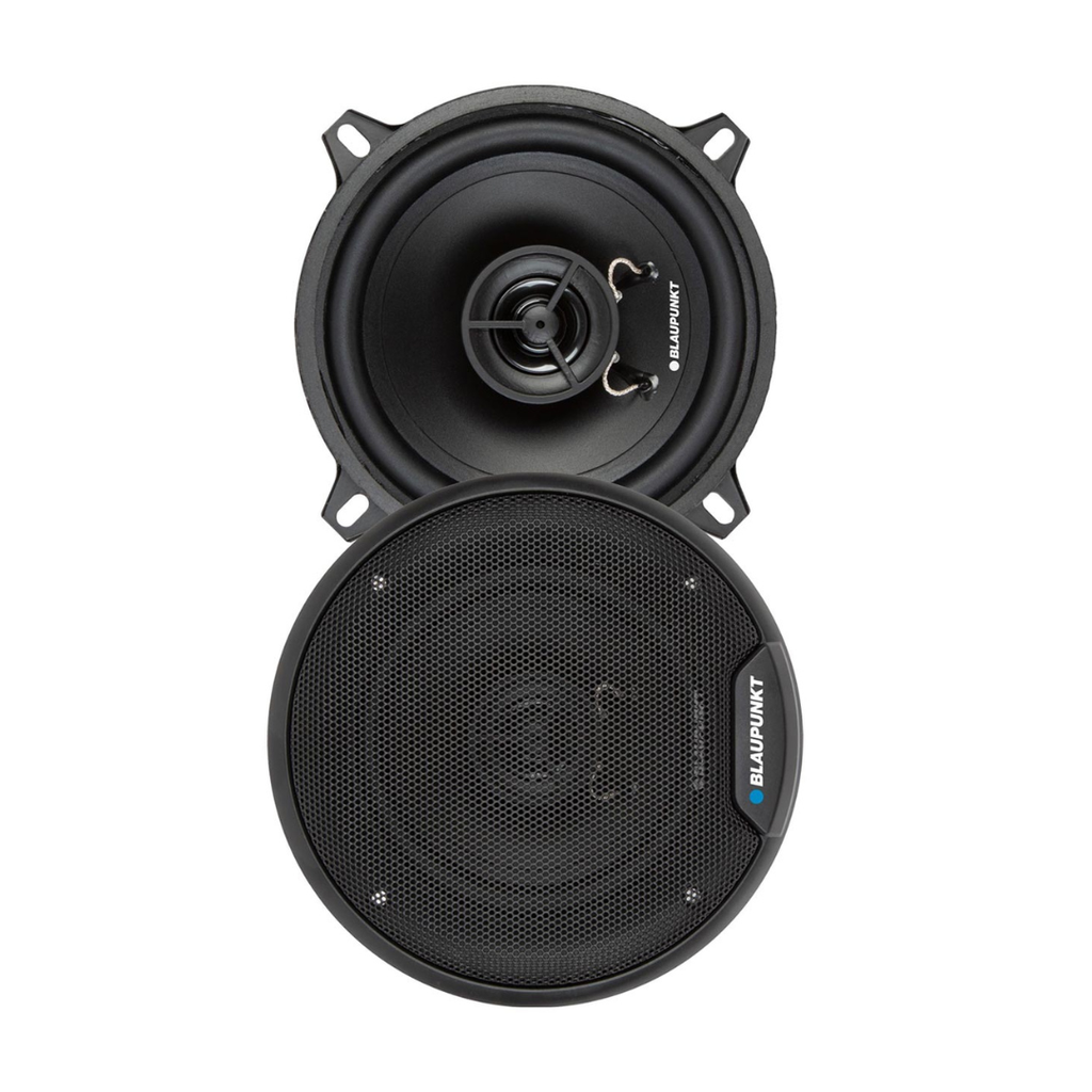 BLAUPUNKT BPS-E552 5" 2-Way Car Speakers 80W with Grilles - Superior Sound Clarity, Durable Design, Easy Install