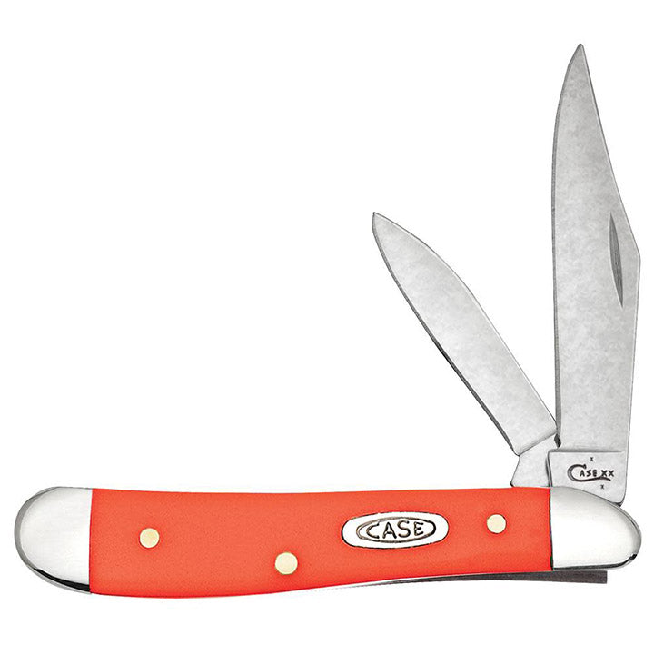 Case WR XX Pocket Knife Orange Synthetic Peanut Item #80504 - (4220 SS) - Length Closed: 2 7/8 Inches