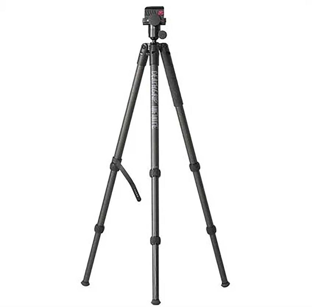 BOG DeathGrip Infinite Carbon Fiber Tripod with Heavy Duty Construction, 360 Degree Ball Head, Quick-Release Arca-Swiss Mount System, and Optics Plate for Hunting, Shooting, Glassing, and Outdoors