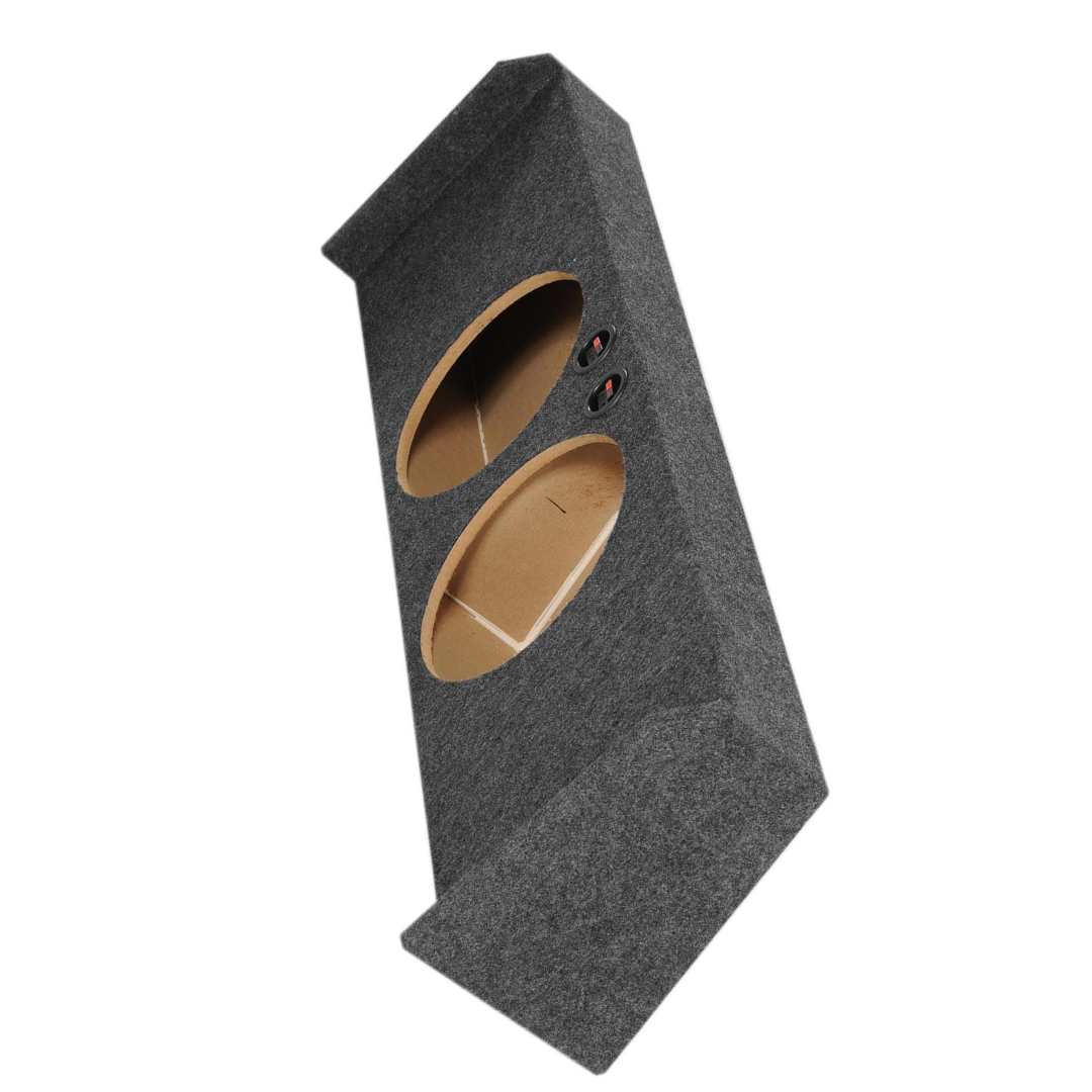 QPower BQFORD122009DF Dual 12" Sealed Subwoofer Enclosure for 2009–2024 Ford F-150 Super Crew & 2017–2024 F-250/350 Super Duty