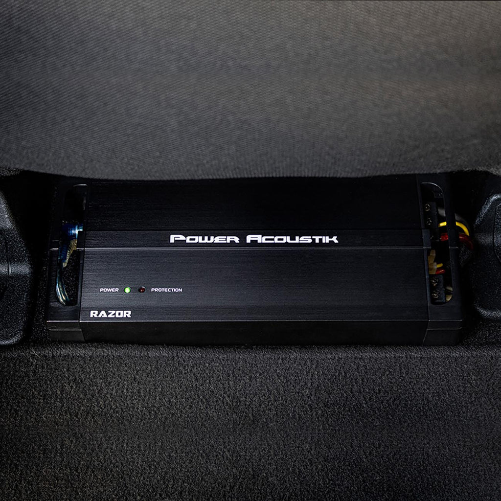 Power Acoustik RZ4-1200D 1200W Class D 4 Channel Amplifier, Black
