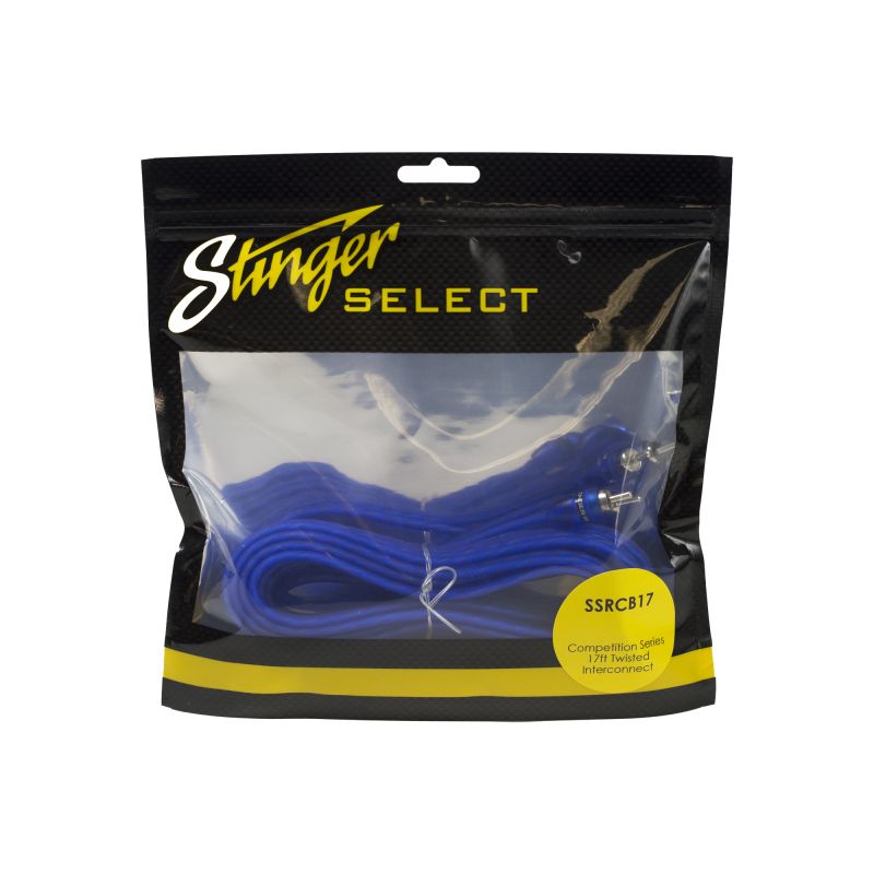 Stinger Select SSRCB17 Competition Series 17' Twisted Interconnect,Blue