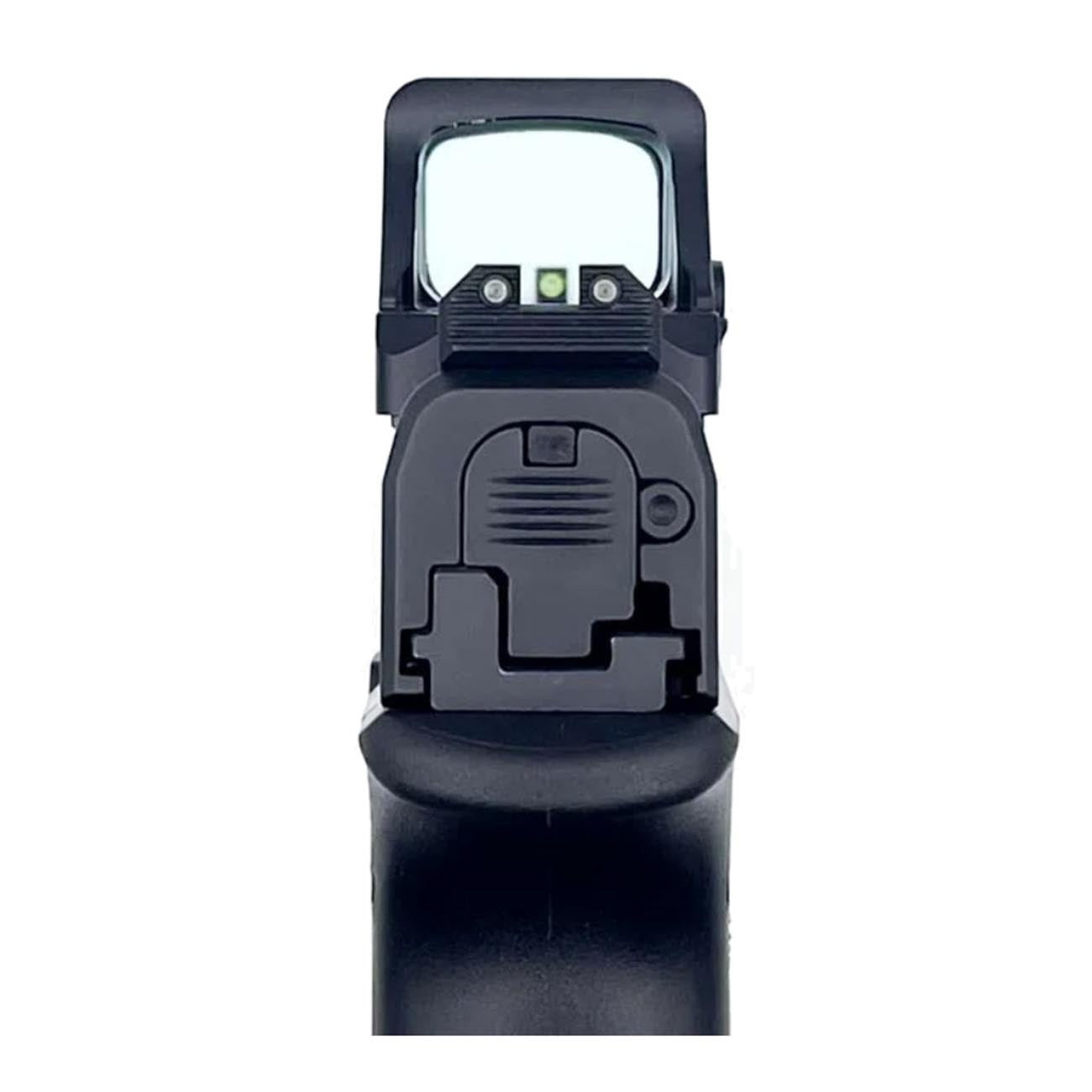 Night Fision Optics Ready Stealth Night Sight Set Compatible Springfield Hellcat OSP/RDP/XD-S Mod.2 OSP with Shield RMSc and Holosun K line, Yellow Front Ring, Black Rear Rings