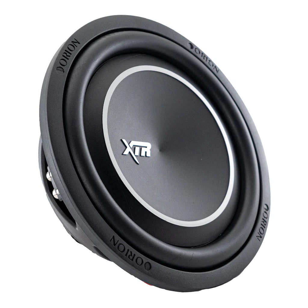 ORION XTR Series XTR10SWD4 Shallow Mount 10” Car Subwoofer, 1600W Max Power, 400W RMS, Dual 4 Ohm, UV Coated Cone, NBR Surround – Compact Slim Subwoofer for Clean Bass in Tight Car Audio Installs