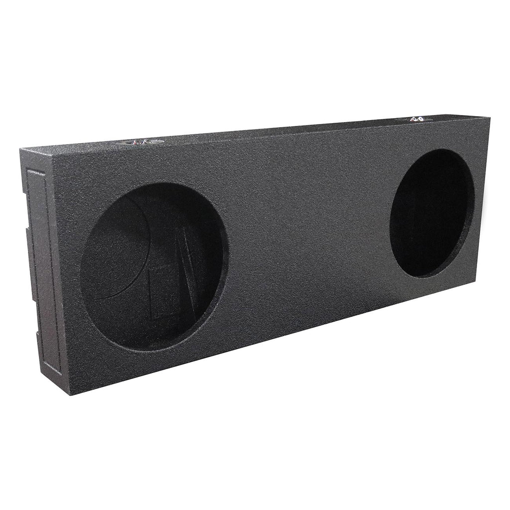 QPower QBTUNDRA122022CREW “QBOMB” ’22-’24 Toyota Tundra Crew Max Dual 12″ Sealed Empty Woofer Enclosure