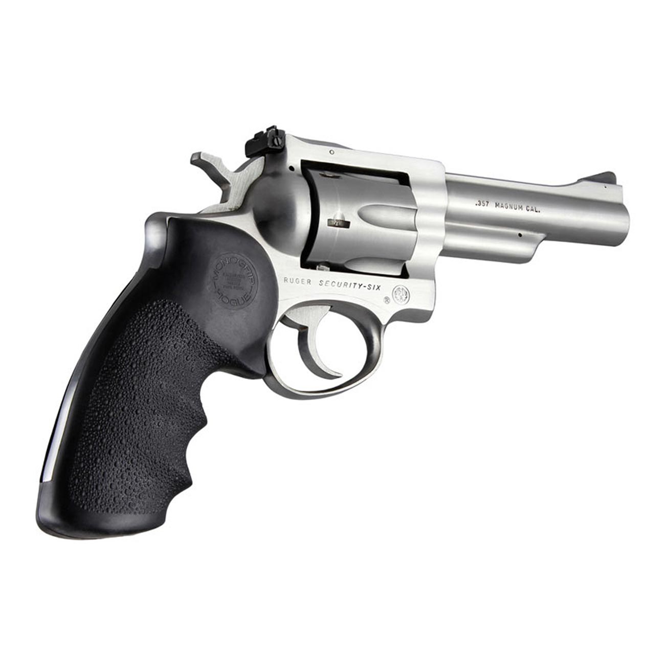 Hogue Rubber Grip Ruger Security Six Rubber Monogrip , Black