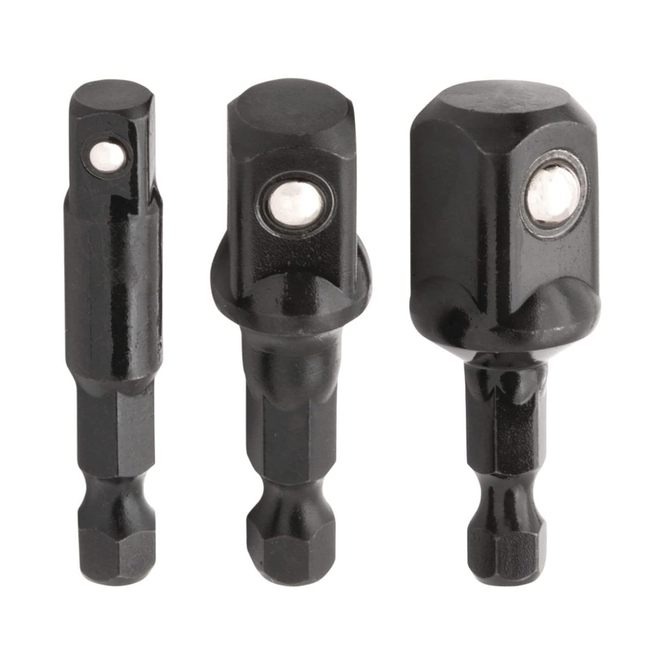 Titan 12061 3-Piece Stubby Impact Socket Adapter and Extension Set