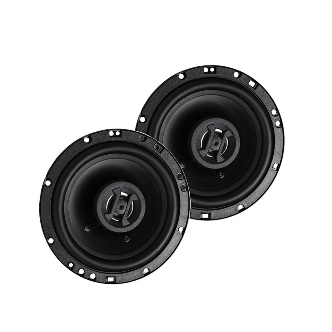 Hifonics Zeus ZS65CXS 6.5 Inch 3 Way 300W Shallow Mount Coaxial Speakers, Pair