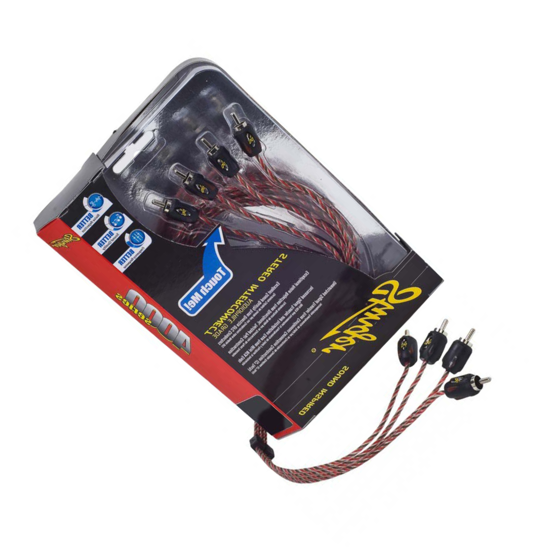 Stinger SI4220 20 -Foot of 2-Channel 4000 Series RCA Interconnect Cable